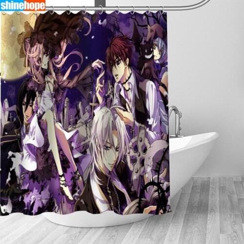1PC Knight Wolf Shower Curtains for Bathroom Polyester Shower Curtain Printing Curtain Anime Shower Curtains