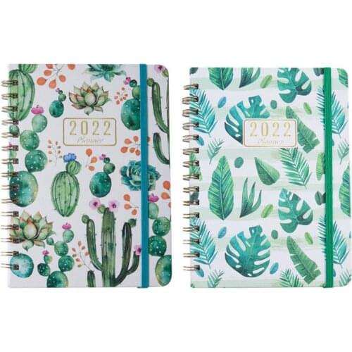 2022 Academic Year Planner Daily Weekly Monthly Planner Yearly Agenda 2022 English Schedule Coil Notebook 365-day Schedule Book
