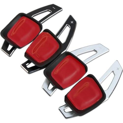 Aluminum Steering Wheel DSG Paddle Extension Shifters Shifter Sticker Cover for VW Golf 7 GTI R GTE GTD MK7 R line 2013-2016