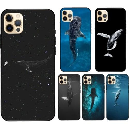 Ocean Whale Shark Waves For iPhone 12 Pro Max mini Case For iPhone 11 Pro Max XS X SE 2020 7 8 Plus XR Cover
