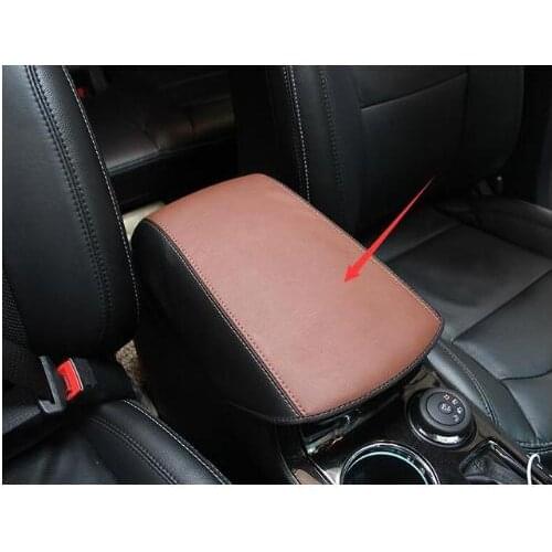 FOR Ford Explorer Armrest Case Cover Armrest Case Holster Interior Refit Protective Leather Case 2012-2017