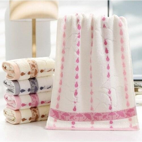 35*75cm Cotton Towel Baby Towels Daily Use Face Bath Towels Hand baby bath Beach Cloth for Kids Adult Bathroom Accessaries
