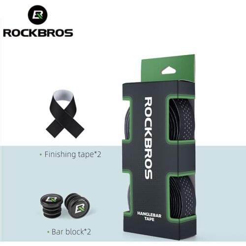 ROCKBROS Bicycle Road Handlebar Tape Cycling Tape Non-Slip Belt Breathable Supacaz Rubber Bike Strap Bicycle Tape Accessories
