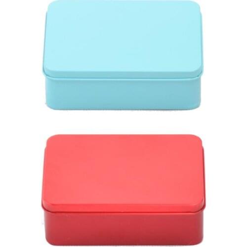 10pcs Metal Storage Box Candy Jewelry Gift Box for Home Decor DIY Blank Tin Organizer Boxes Organized Container Case