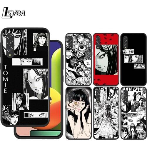 Junji Ito Tomie for Samsung Galaxy A90 A80 A70 A60 A50 A40 M30 A20E A2Core A10S A10E Silicon Soft Black Phone Case