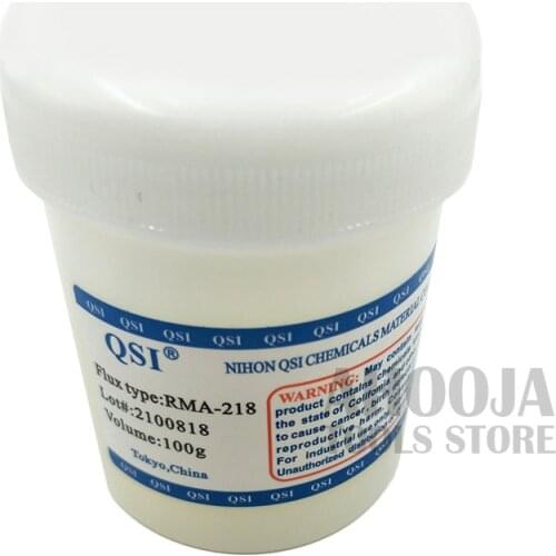 RMA-218 100g Soldering Paste Flux No-Clean BGA Solder Flux Paste Solder For SMT Reballing Circuit Board SMD Repair Tools