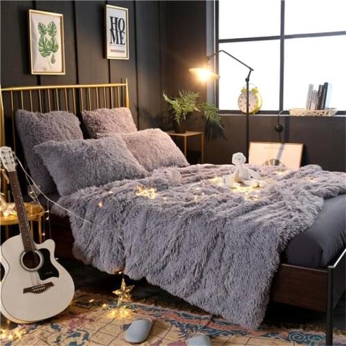 43 Grey Beige Long Plush Ultra Soft Warm Throw Blanket for Kids Teens Reversible Bedspread Sofa cover Bed cover set Pillow shams