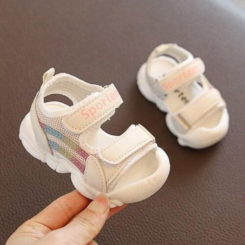 Baby Boy Girl Sandals Shoes Casual Sport Beach Toddler Sandals Girl Boy Flat Soft Sole Antiskid Infant Newborn Kids Summer Shoes