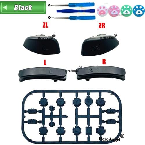 Replacement ABXY Direction Keys SR SL L R ZR ZL Trigger Full Set Buttons with Tools for Nintendo Switch Joy-Con