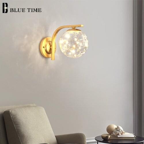 Gold Black LED Wall Lights Home Indoor Lighting Modern Wall Lamps for Living Room Bedroom Dining Room Wall Sconces Bedside Light