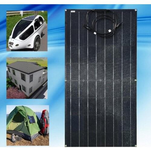 Ultra-thin portable ETFTmaterial flexible solar panel solar100W 18V cell 32pcs 125mm*125mm
