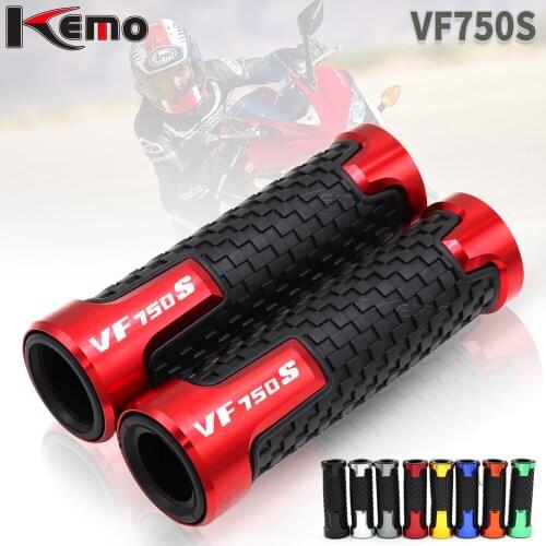 For HONDA VF750S VF 750S 7/8" 22mm Universal Motorcycle Accessories CNC Aluminum Handlebar Hand Grips Handle Bar End Grip