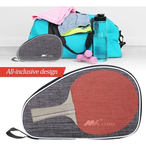 Waterproof Portable Table Tennis Racket Case Bag For 2 Ping Pong Paddle Bat Table Tennis Equipment Accessories