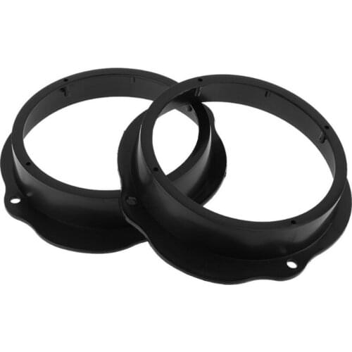 VODOOL Car Accessories 2pcs 6.5in Car Front Door Speaker Mounting Bracket Spacer Ring Adapter Plates for Ford Focus Car Styling