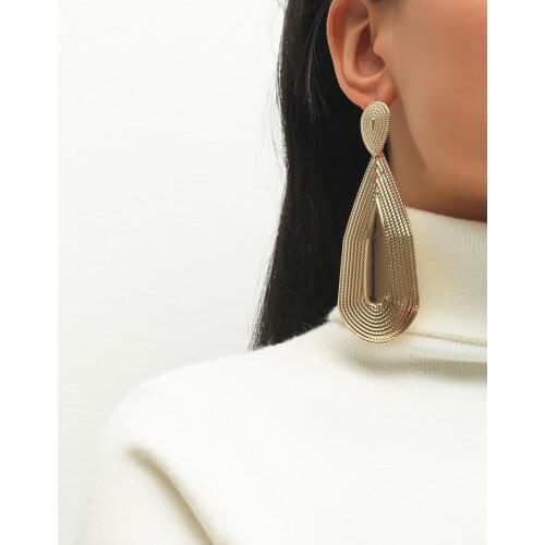 宜新 (首饰) Women's Gold Earrings