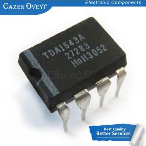 10pcs/lot TDA1543A TDA1543 DIP-8 In Stock
