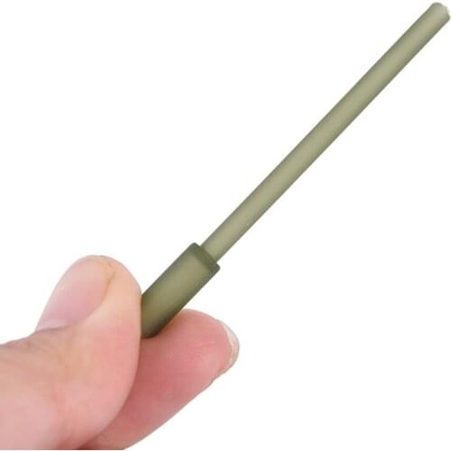 10Pcs Zone Teriminal Tackle Quick Change Connector Carp Fishing Hard Inline Lead Inserts Shockleader Sleeve Making Equipment