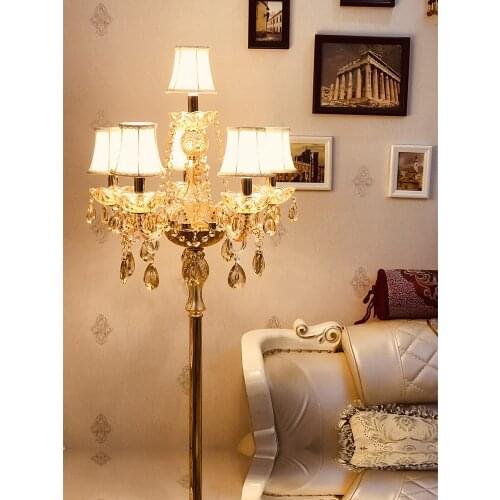 170CM European Crystal Floor Lamp wedding led candle holders Hotel Restaurant led floor light Living Room Bedroom Led candelabra