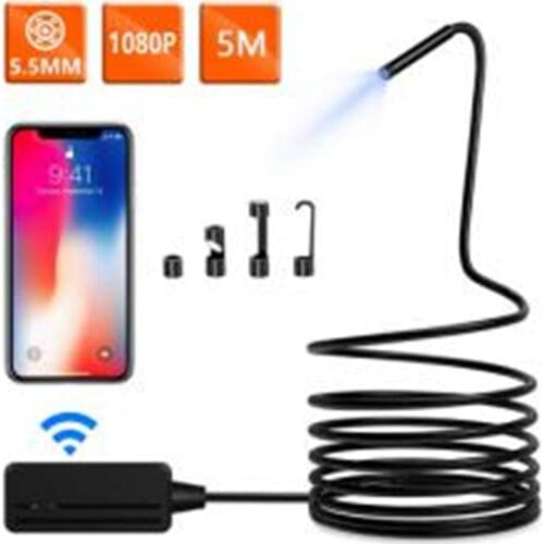 5.5MM 1080P Wireless WIFI Endoscope Camera CMOS Borescope