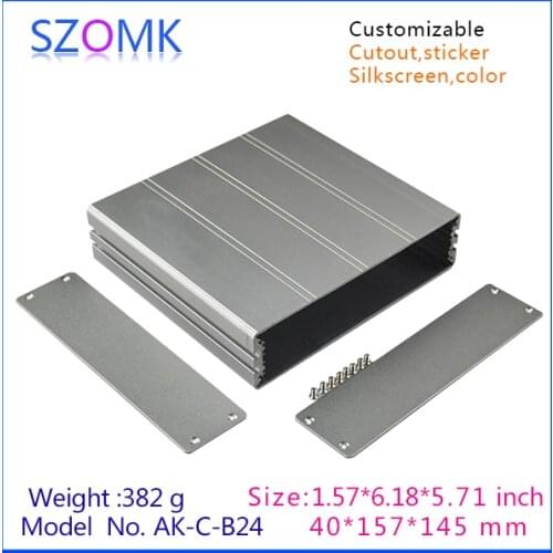 Aluminum case electronics aluminum electrical boxes (10 pcs) 40*157*145mm aluminum extruded tool box, 2015 new aluminum boxes