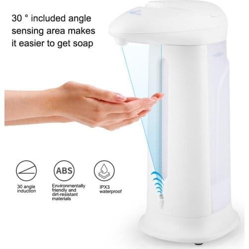 Bathroom Automatic Induction Foam Soap Dispenser Infrared IR Sensor Container Hand-free Shower Tools