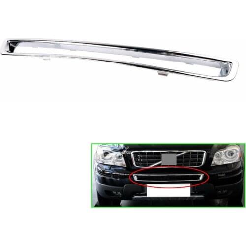 Car Accessories Chrome Exterior Front Plated Bumper Frame Grille for Volvo XC90 2007-2014 30698143