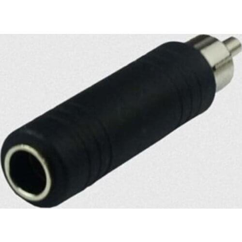 Free shippingRCA Phono Plug to 6.5mm 1/4" Mono Female Jack to RCA Male Plug Audio Connector Free shippingnew