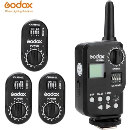 Godox FT-16 WITSTRO Wireless Power Controller Trigger with 3X Receiver Godox AD180 AD360 DE300 DE400 SK400 GT400