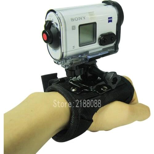 Glove Wrist Band 360 Degree Rotation Hand Strap Mount for Xiaomi Yi 4K Sony FDR x3000 HDR As300 As50 As100v As20 Action Camera