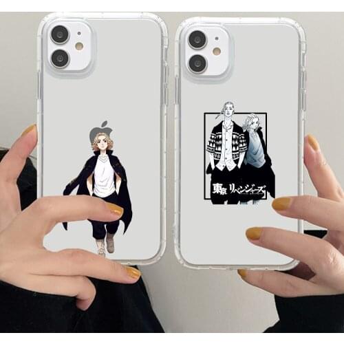 Anime Tokyo Revengers Phone Case For iphone 5 5s se 2 6 6s 7 8 12 mini plus X XS XR 11 PRO MAX transparent fashion prime trend