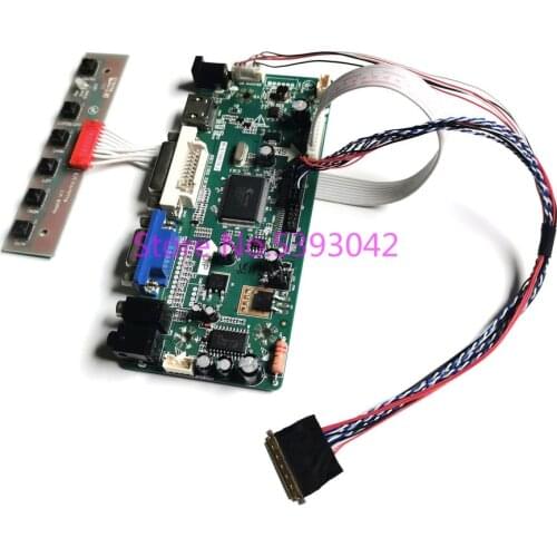 For LP125WH2 (TL)(B1)/(TL)(B2)/(TL)(D1)/(TL)(E1)/(TL)(FA) WLED 40-Pin LCD screen LVDS VGA+DVI 1366*768 controller card kit