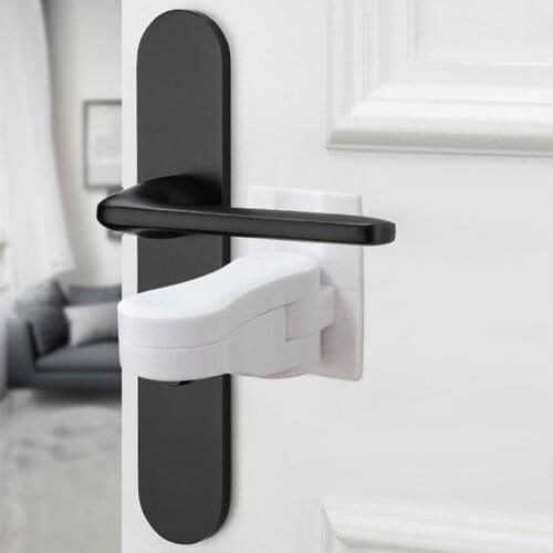 Door Lever Lock for Home Universal Professional Children Kids Safety Doors Handle Locks Baby Anti-open Protection Device 1 Pc