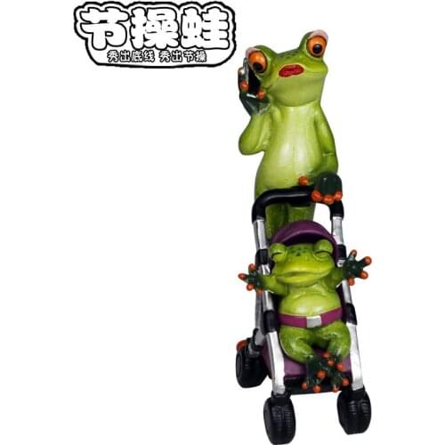 Resin Crafts Gifts Creative Wonderful Frog Home Pastoral Style Desktop Decoration
