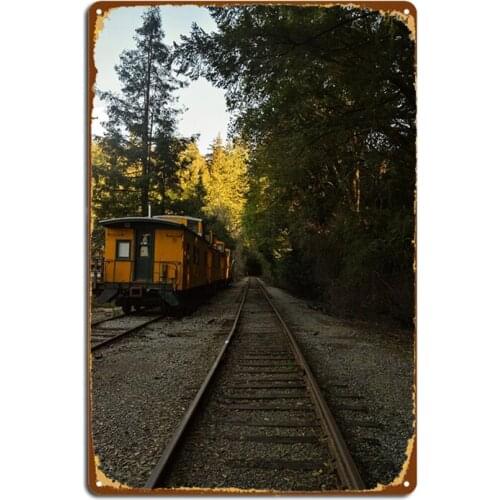 Henry Cowell Redwoods State Park, Felton, California Metal Signs Wall Mural Garage Club Custom Wall Decor Tin sign Posters