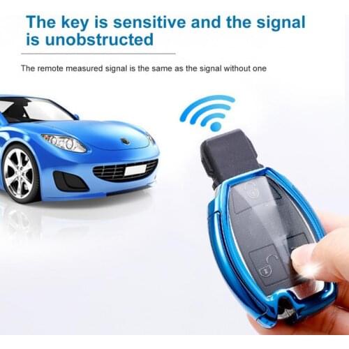 Quality PC+TPU Car Key Case Cover Soft Protective Shell Holder 1:1 Fit For Mercedes Benz A B R G Class GLK GLA W204 W251 W463