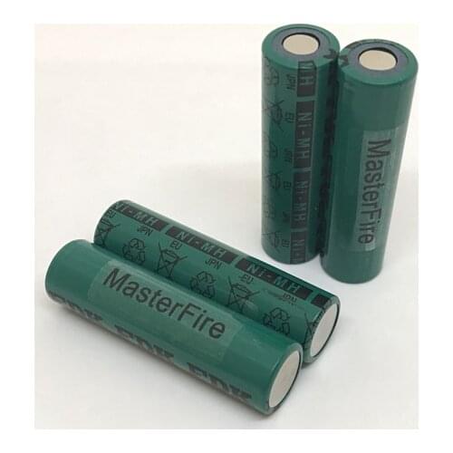 MasterFire 10PCS/LOT New Original FDK 18670 HR-4/3FAU 4500mah NiMH 1.2V battery Ni-MH batteries cell