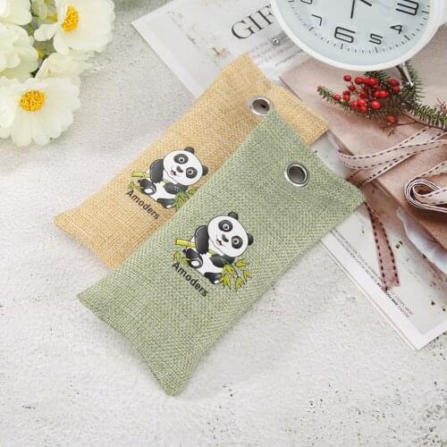 Panda Bamboo Charcoal Bag Activated Carbon Car Air Purification Deodorant Air Purifying Bags Nature Purifier Bamboo Charcoal