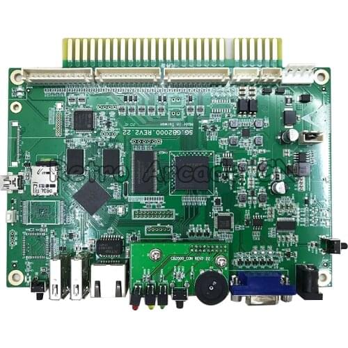 New arrival Heroes 2020 in 1 and 2323 in 1 jamma PCB multi game board VGA/ HDMI for arcade game cabinet machine support GPIO