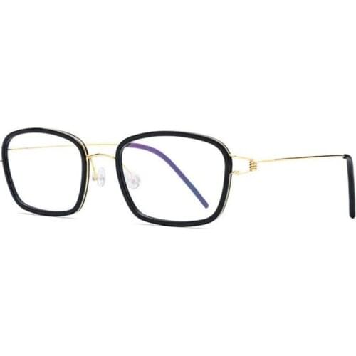Vintage Acetate Alloy Glasses Frame Unisex Prescription Lens Readers Optical Eyewear Ultralight Anti-Glare Reading Eyeglasses