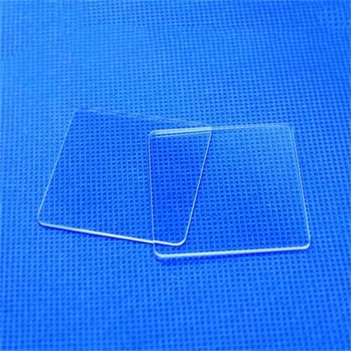 Clear silica quartz plate 60*60*0.5mm 10pcs quartz glass plate