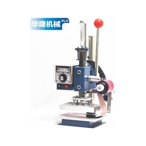 Manual hot foil stamping machine foil stamper printer leather embossing machine (5x7cm) 110V/220V