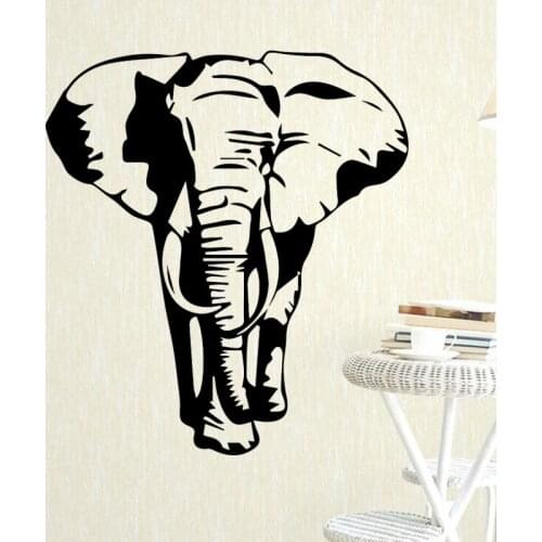 Elephant Wall Sticker For Boys Bedroom Decor Vinyl Wall Decal Kids Room Wallpaper Poster vinilo decorativo elefante