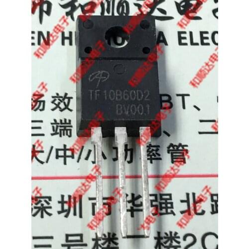 10pcs/lot AOTF10B60D2 New stock TO-220F IGBT 600V 10A