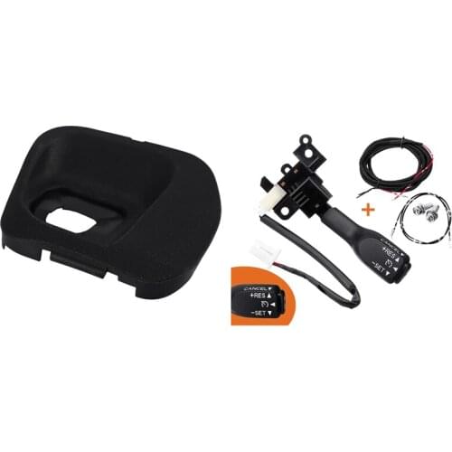 2 Pcs Car Accessories: 1 Pcs Car Cruise Control Switch with Harness & 1 Pcs Steering Wheel Cruise Control Switch Cover