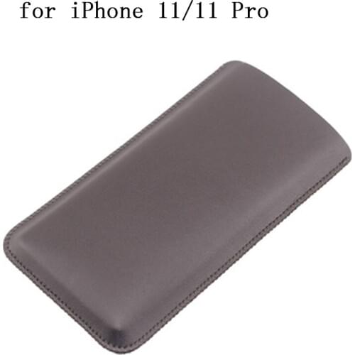 2019 New PU Leather Skin Shell for iPhone 11/11Pro Case Fashion Phone Pouch Sleeve for iPhone 11Pro Max Skin Protective Bag Case