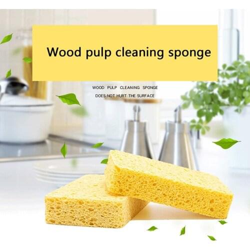 3 Pcs Double-Sided Decontamination Cleaning Dishwashing Sponge Kitchen Nano Clean Rub Pot Rust Focal Stains Sponge Removing