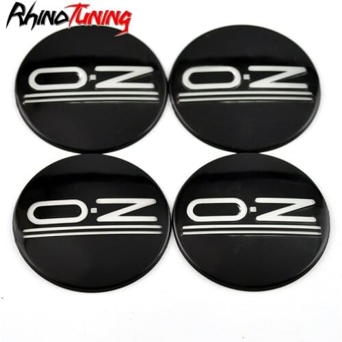 4pcs 62mm For OZ Racing Car Wheel Center Hub caps Sticker Logo Steering Covers Acrylic Wheels hubcaps Badge Emblem