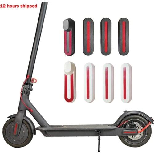 4pcs Scooter Front Rear Wheel Tyre Cover Hubs Protective Shell Case Sticker For Xiaomi Mijia M365 Electric Scooter Skateboard