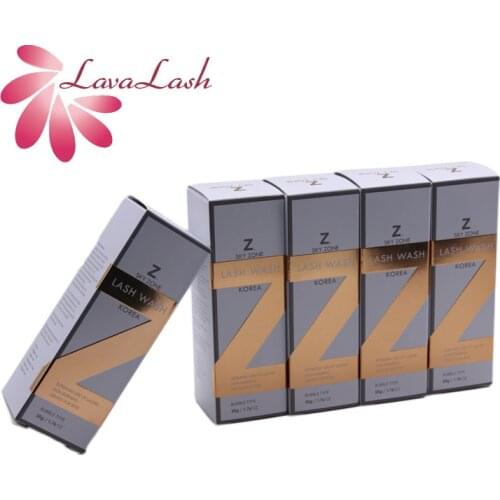 5 bottles/lot 50g Eyelash Extensions Foam Sky Zone Lash Wash Mousse Eyelash Cleaner With Brush Beauty shop Makeup Tools Korea