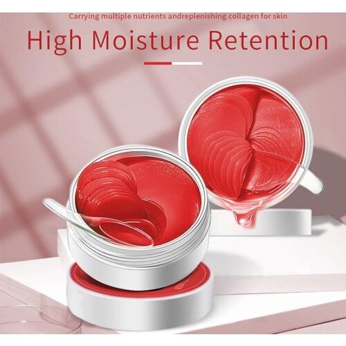 60 Pieces Crystal Collagen Eye Mask Brightening Diluting Patch Anti-aging Eye Care Dark Moisturizing Circles Eye Beauty Skin Car